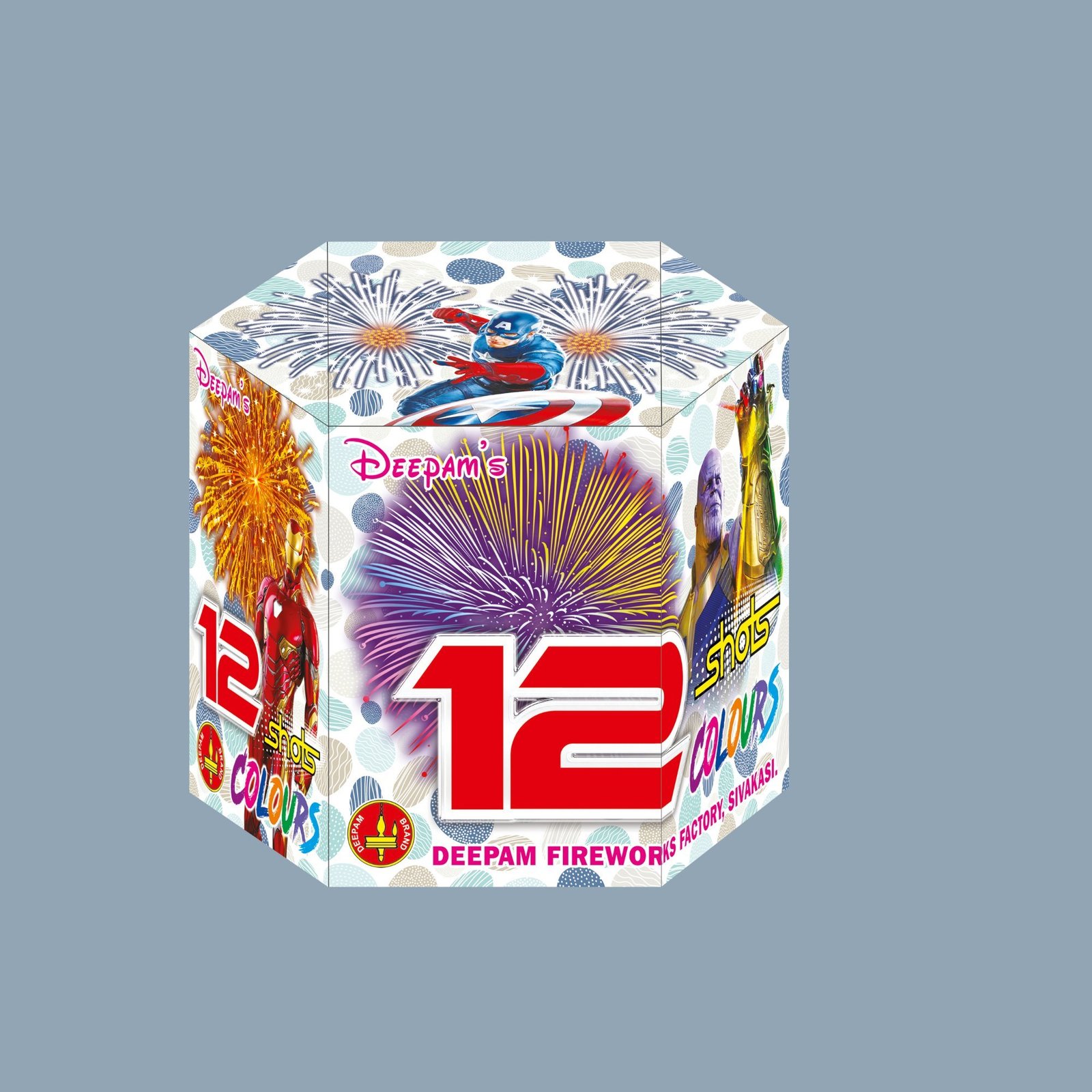 12 Shot Multi Colour